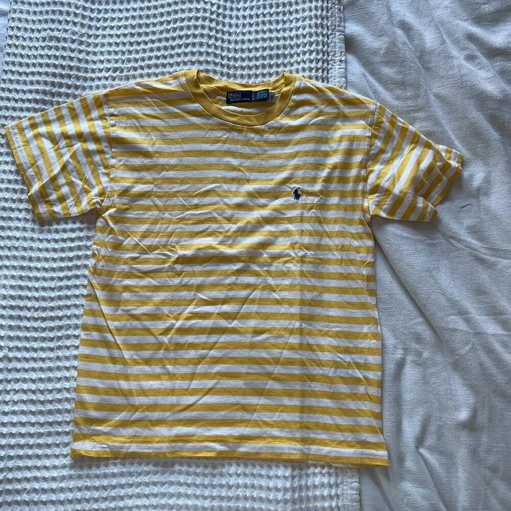 NWOT Polo Ralph Lauren Striped Polo Pony-Embroidered T-shirt - Picture 4 of 9